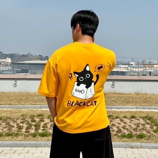 남구씨네 남자 오버핏 프린팅 캐릭터 오버사이즈 반팔티 - 최저가 17,900원