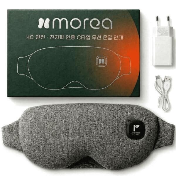 현대홈쇼핑Hmall morea 모레아 무선 온열안대 1+1 C타입 충전기 포함