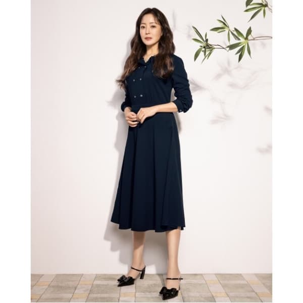 by(주)파크랜드 프렐린네이비 폴리 원피스 R1EO251827C