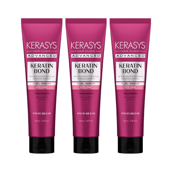 애경-스타배송 케라시스 케라틴본드 볼륨 컬세럼 150ml 3개