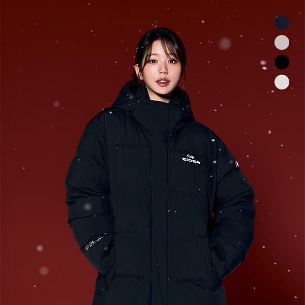 K2아이더-공식스토어 아이더 공용 스테롤 S 고어텍스 윈드스타퍼 구스다운 롱패딩 자켓 DUW24537 - 최저가 178,400원