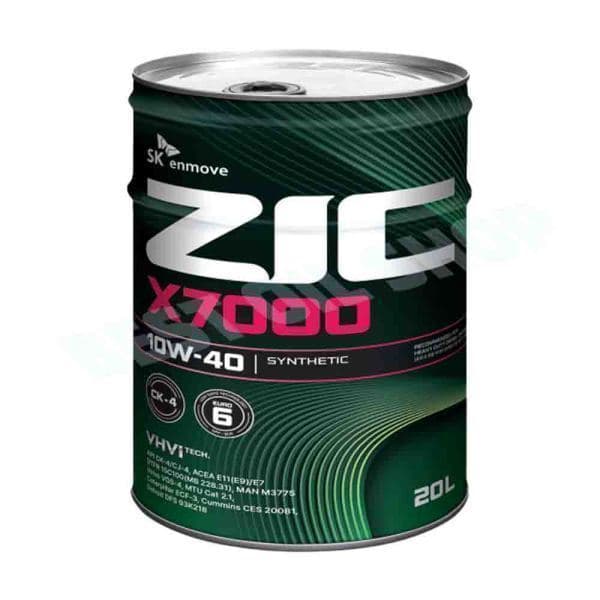 베스트오일 ZIC 지크 X7000 10W40 20리터