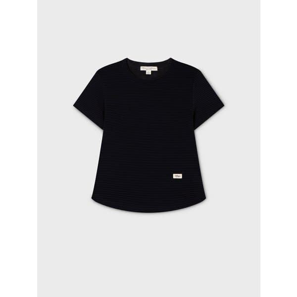 신세계백화점 Round Neck Curved Hem T-shirt WHRAG2433F