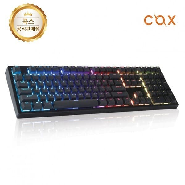 제이제이컴 COX 유선 무접점 키보드 Empress RGB PBT