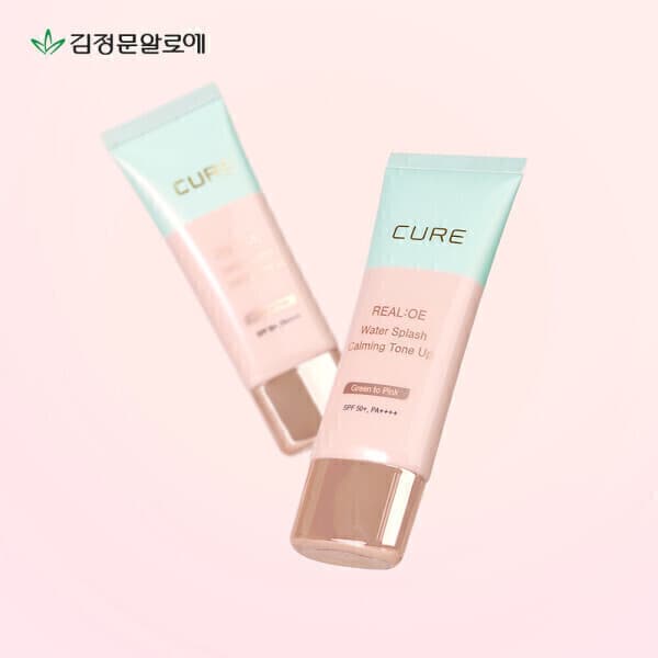 스타배송_헬스뷰티몰 김정문알로에 리알로에 카밍 톤업 크림 40g SPF50+ PA++++