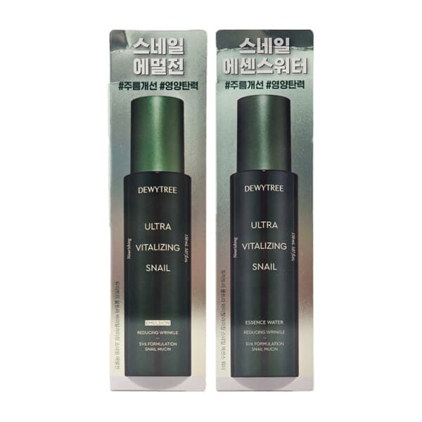 뷰티식품마트 듀이트리 울트라 바이탈라이징 스네일 에멀전 150ml + 에센스워터 150ml
