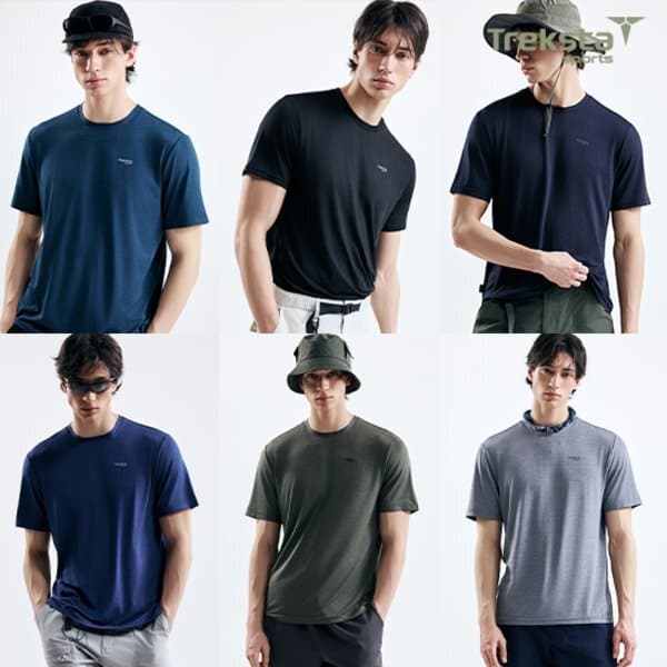 신세계몰 Treksta 트렉스타 스포츠 26SS 남성 퀵드라이 냉감 티셔츠 6종 세트 - 최저가 37,750원