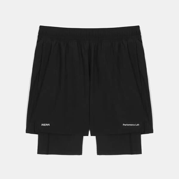 롯데 백화점 네파 여성 아이스테크쉘 2 IN 1 우븐 쇼츠 냉감 반바지 - 최저가 60,170원