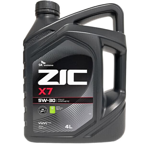 한눈알 지크 X7 5W30 4L ZIC API SQ 엔진오일 SK엔무브