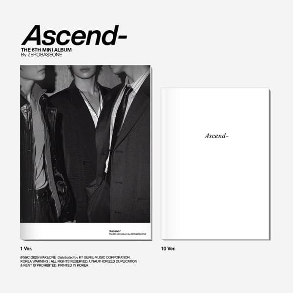 AppleMusic-애플뮤직 제로베이스원 (ZEROBASEONE) - The 6th Mini Album Ascend- (Photobook Ver./랜덤) - 최저가 17,110원