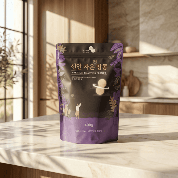 신세계몰 국산 신안 볶은 땅콩 400g