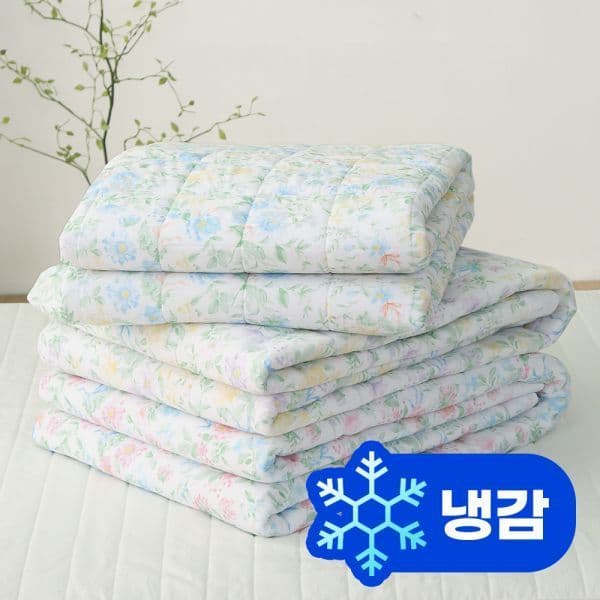 애프터식스(after6) 플라워리본 냉감 패드 싱글 퀸