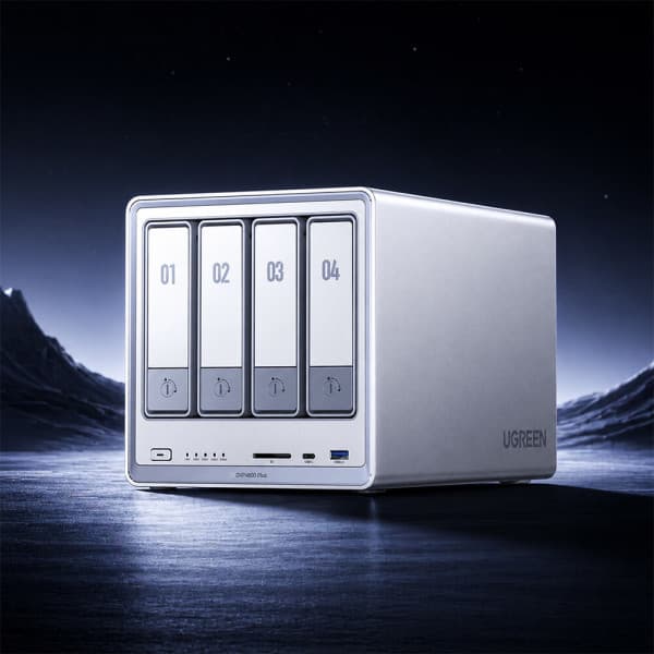 오션로지스틱스 UGreen 나스 개인용 웹하드 스토리지 DXP4800plus 하드디스크미포함 화이트 - 최저가 758,400원
