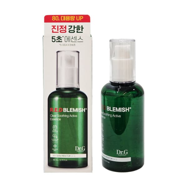 뷰티식품마트 닥터지 레드 블레미쉬 클리어 수딩 액티브 에센스 80ml - 최저가 17,220원