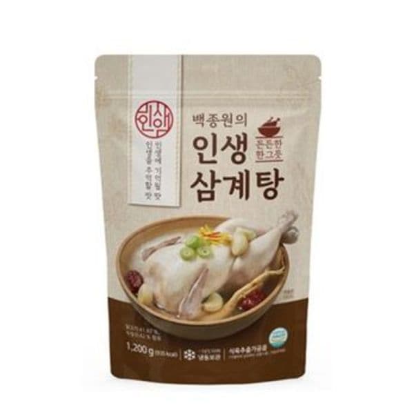 NS홈쇼핑 백종원의 인생 삼계탕 1.2kg X 8팩