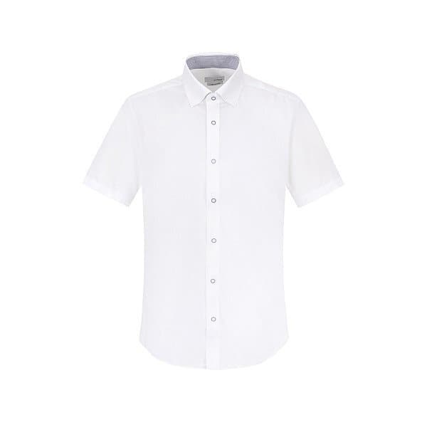 신세계몰 스트레치 배색 923 컴포터블 반팔 셔츠 화이트 SE4MM22HS923SWH - 최저가 57,200원