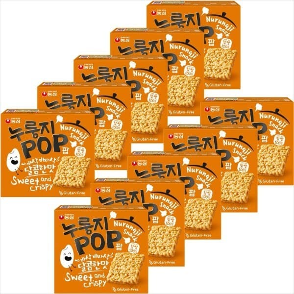 태풍몰 농심 누룽지팝 142g 10개 2세트