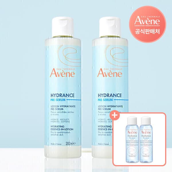 아벤느(공식판매처) 아벤느 이드랑스 에센스 인 로션 200ml 2개 + 25ml 2개 증정