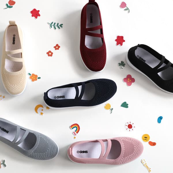 SHOEMANG SNRD 여성 슬립온 메리제인 SN612