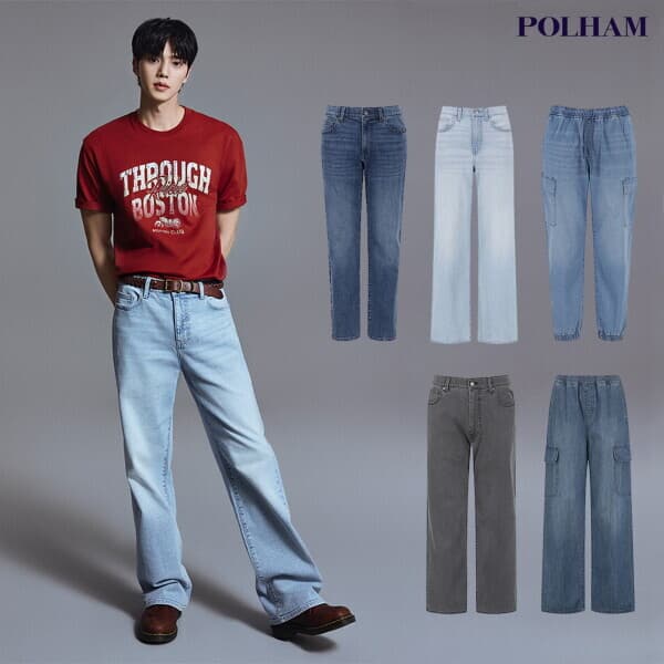 롯데 백화점 폴햄 남여 여름 청바지 5종 PHF2DP1036 PHF2DP1038 PHF2DP1067