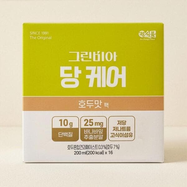 메가마트온라인몰 정식품 그린비아 당케어 호두맛 200ml 16입 2개