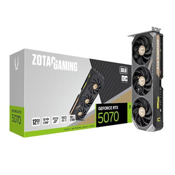 비앤에스씨앤씨 ZOTAC GAMING RTX5070 SOLID OC 12GB GDDR7 - 최저가 1,100,000원