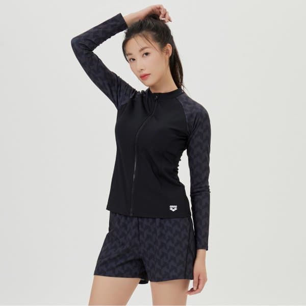 신세계몰 아레나 노블리 레저 집업 래쉬가드 세트 A4BL1PS14BLK - 최저가 84,150원