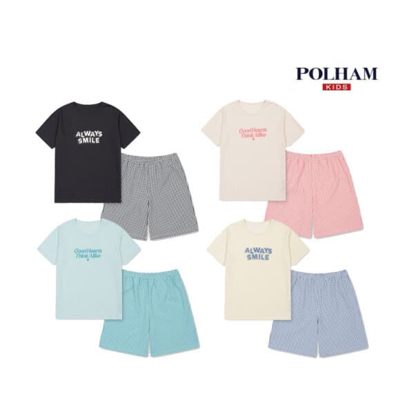롯데 백화점 폴햄키즈 공용 냉감 5부 라운지 세트 PKG2UI3810 - 최저가 22,800원