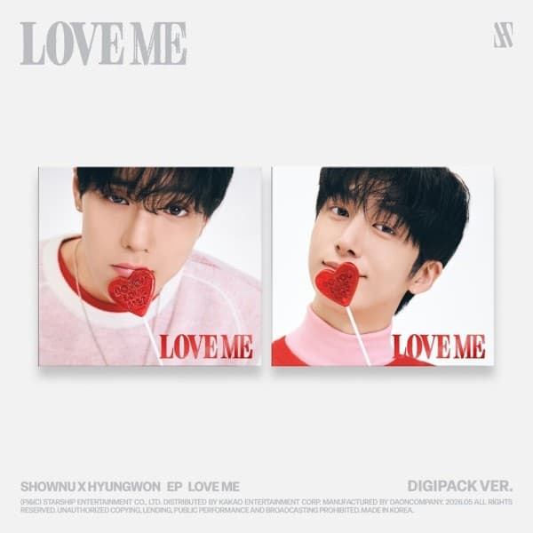 스타쉽스퀘어 SHOWNU X HYUNGWON EP LOVE ME
