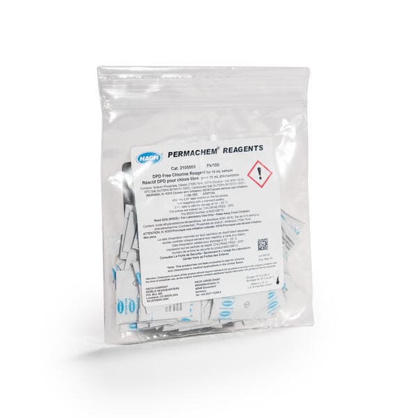 레이브샵 HACH 2105569 유리잔류염소 시약 DPD free chlorine reagent 100개입 - 최저가 71,400원