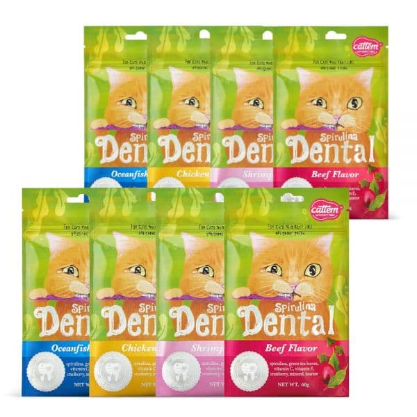 터틀마켓 캣템 스피루리나 고양이 덴탈 간식