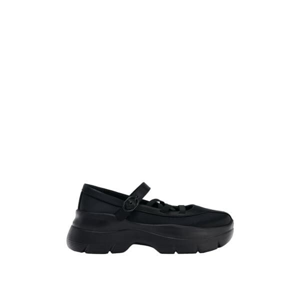 RoyalGroup 자라 메리제인 스니커즈 6cm 새틴 스트랩 스포티 발레리나 통굽 슈즈 - 최저가 61,500원