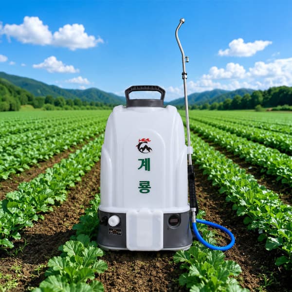 새마을농자재 계룡 농약분무기 20L 충전식 고압분사 살포기