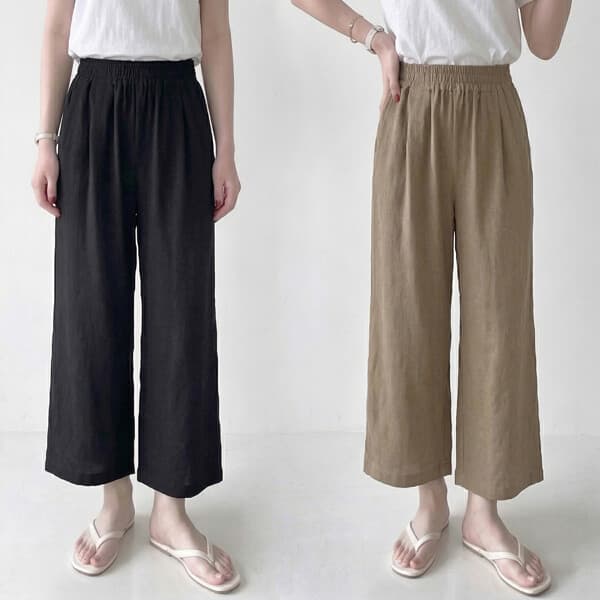 현대홈쇼핑Hmall 에이플심플 여성 여름 8부 와이드 팬츠 2컬러세트 - 최저가 18,900원