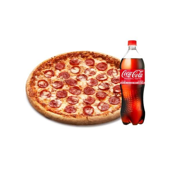 쿠프마케팅 도미노피자 오리지널 페퍼로니 L + 콜라 1.25L - 최저가 25,560원