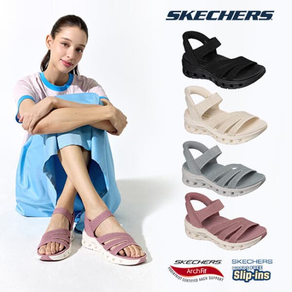 GS_SHOP_TV 스케쳐스 26SS 여성용 아치핏 글라이드 슬립인스 샌들