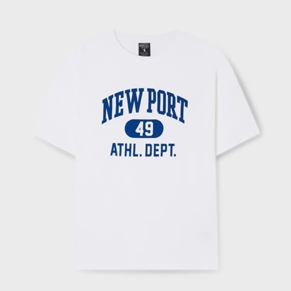 롯데백화점1관 New Port 로고 반팔티셔츠 WHRPG2401U