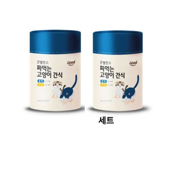 제이스토어.JS 굿 밸런스 고양이 짜먹는 간식 60P 2세트