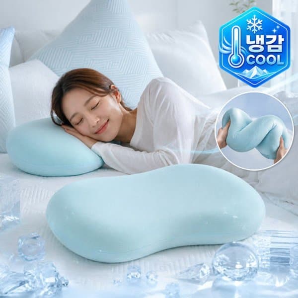 신세계몰 아이스 말랑 모찌베개 메모리폼 냉감 숙면 베개 - 최저가 34,830원
