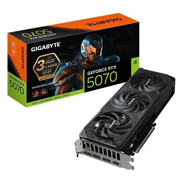 ebizinfo GIGABYTE 지포스 RTX 5070 WINDFORCE OC SFF D7 12GB - 최저가 1,179,000원