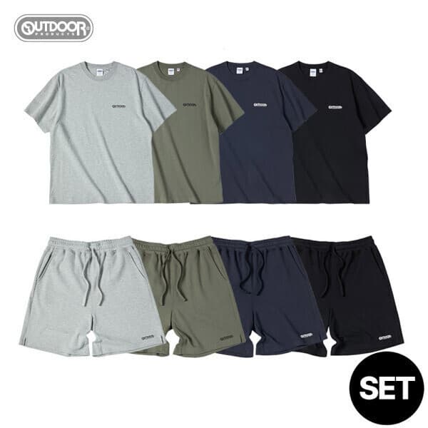아웃도어프로덕츠 SET 모노 스탠다드 로고 SET-UP 4컬러