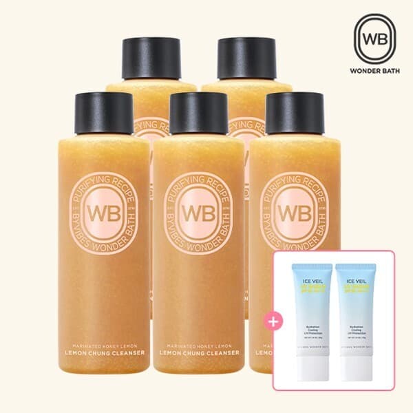 CJ온스타일LIVE 레몬청 클렌저 허니레몬 기본패키지 클렌저5+선크림2 - 최저가 89,000원