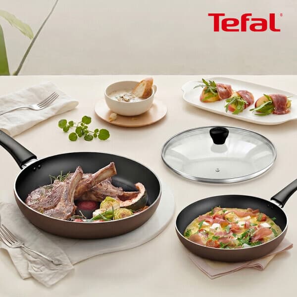Tefal 테팔 뉴 이노바시오 팬 24cm + 팬 28cm + 28cm 레온유리뚜껑 3종 세트 - 최저가 68,500원