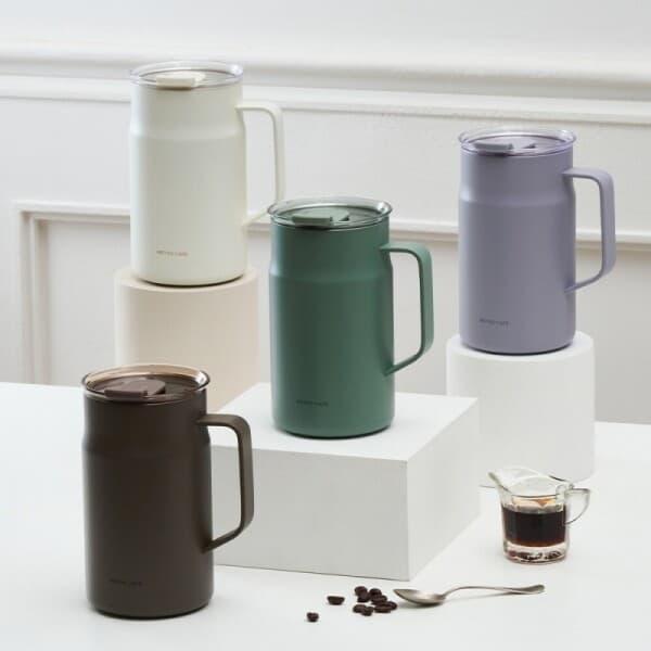 CJ온스타일 메트로 카페 머그 세라믹 텀블러 600ml LHC4282 - 최저가 31,000원