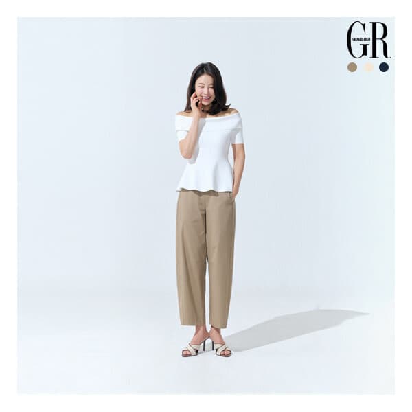 롯데 홈쇼핑 조르쥬 레쉬 26SS 썸머 9부 배럴 팬츠