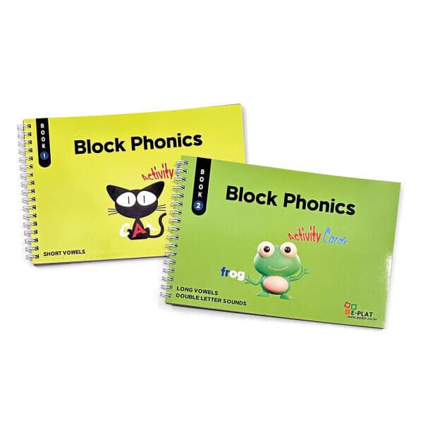 이노코스 (2권세트) NEW Block Phonics Activity Cards 블록 파닉스 액티비티 카드 1~2 세트 - 최저가 12,000원