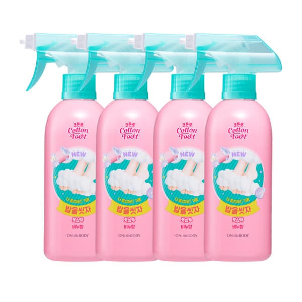 LG생활건강-스타배송 On The Body Cotton Foot Shampoo 385ml 4ea - 최저가 27,240원