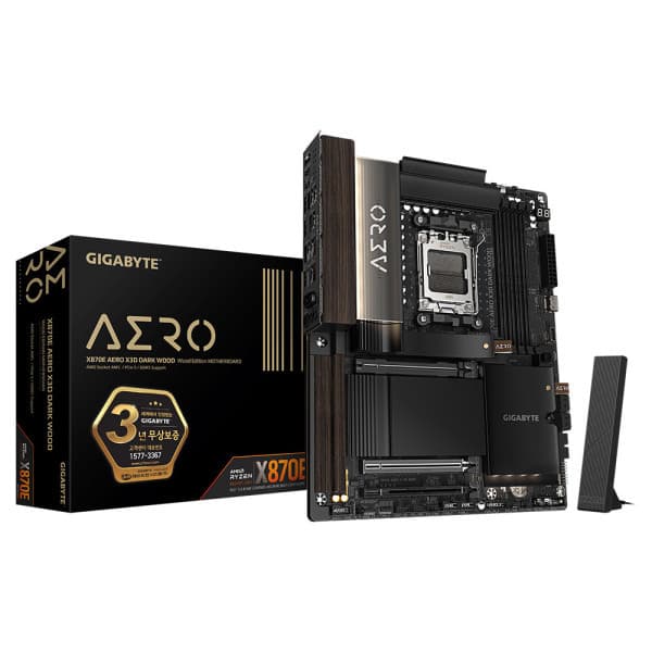 제이씨현플레이스 GIGABYTE X870E AERO X3D DARK WOOD