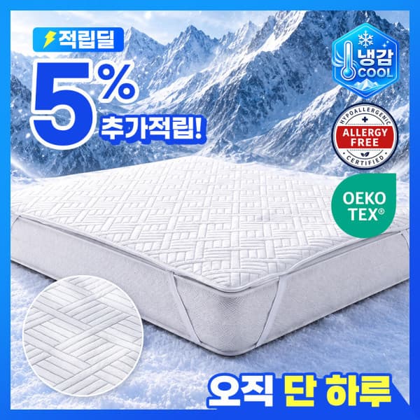 할인바이할인 26SS 냉감 아이스 쿨텍스 이불패드 여름 침대패드 4면 고정밴드 SS/Q - 최저가 19,900원