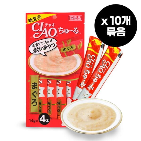 롯데아이몰 이나바 챠오 츄르 참치 14g 4p 10개입 - 최저가 17,680원